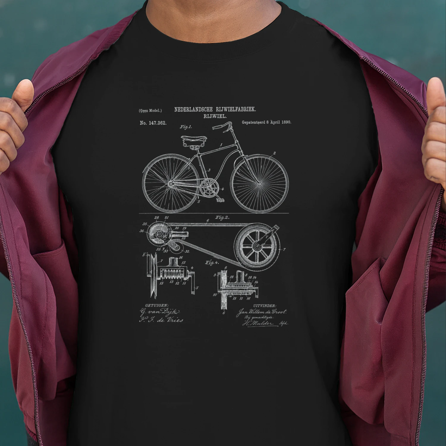 Fietsshirt - 1890 Fiets