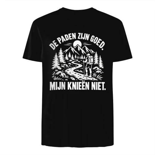 DE PADEN ZIJN GOED. MIJN KNIEËN NIET.