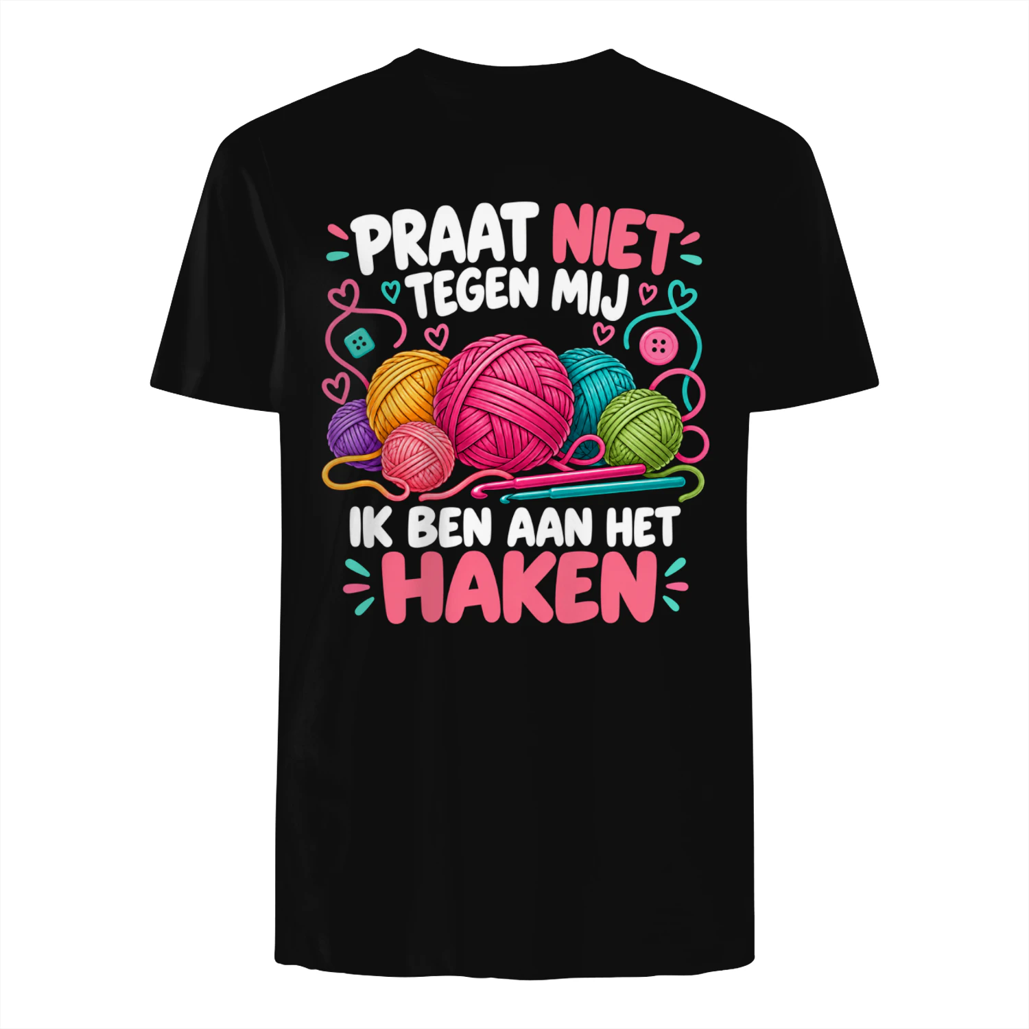 PRAAT NIET TEGEN MIJ IK BEN AAN HET HAKEN