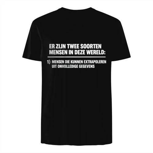 ER ZIJN TWEE SOORTEN MENSEN IN DEZE WERELD: