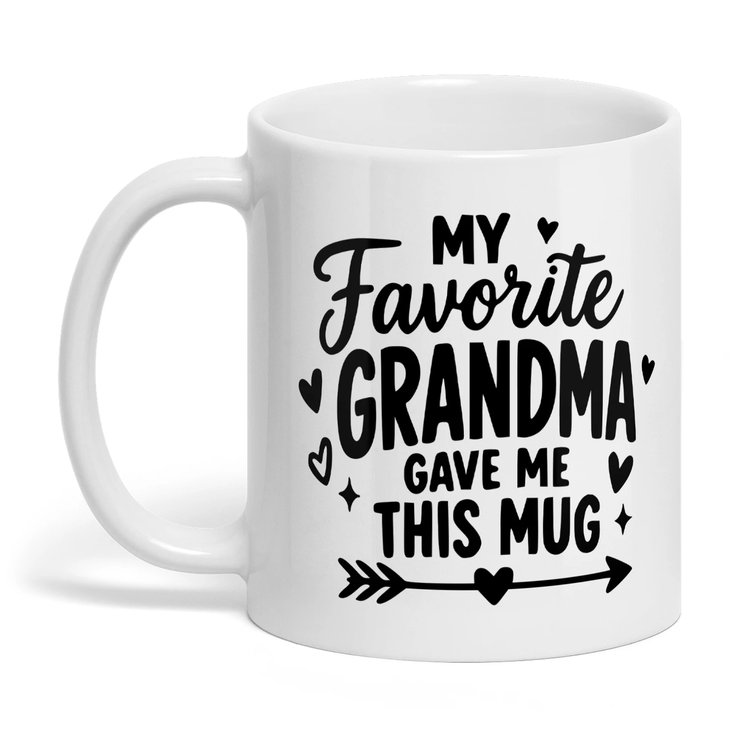 Cute Grandma Coffee Mug – My Favorite Grandma Gave Me This Mug