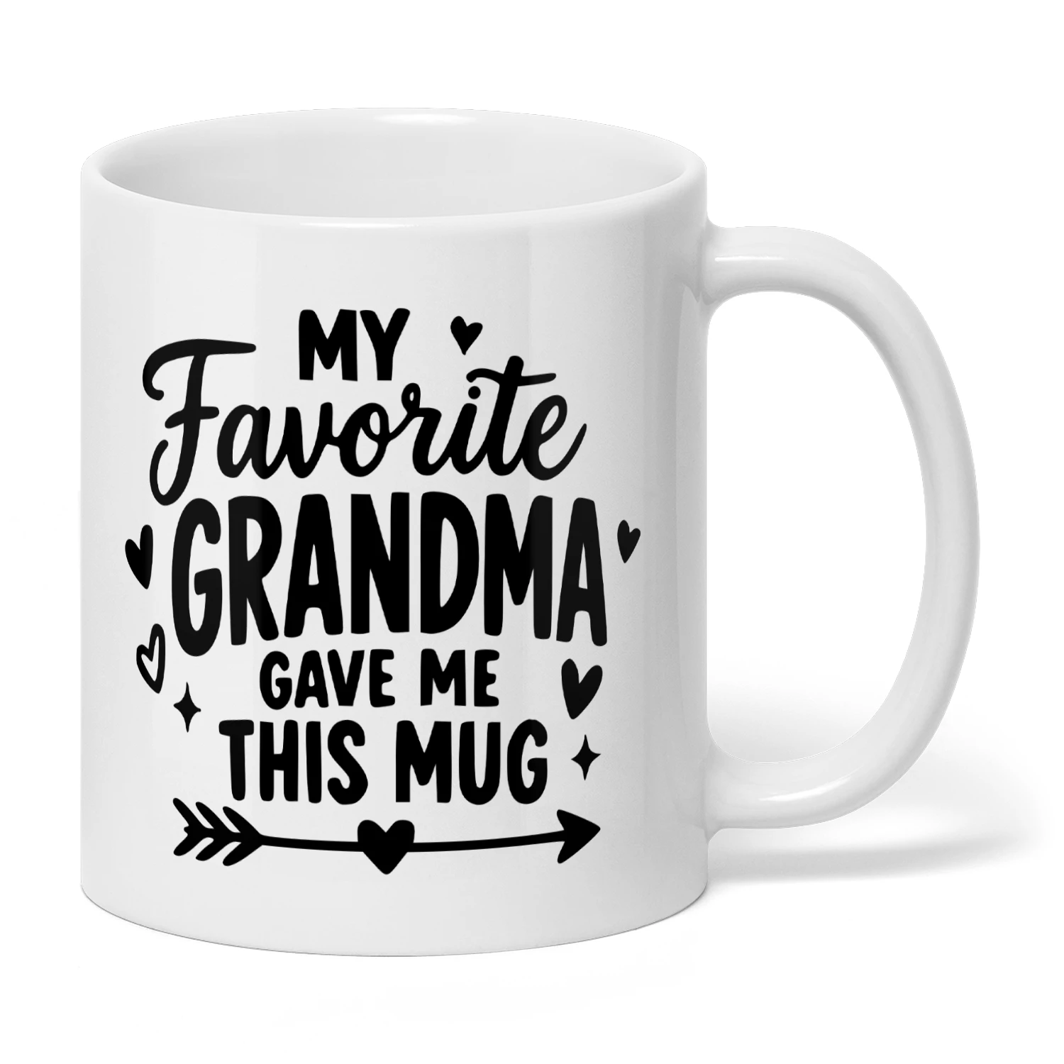 Cute Grandma Coffee Mug – My Favorite Grandma Gave Me This Mug