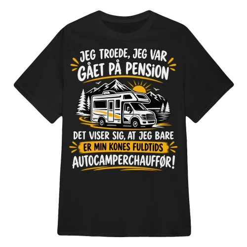 Jeg troede, jeg var gået på pension... Det viser sig, at jeg bare er min kones fuldtids autocamperchauffør!