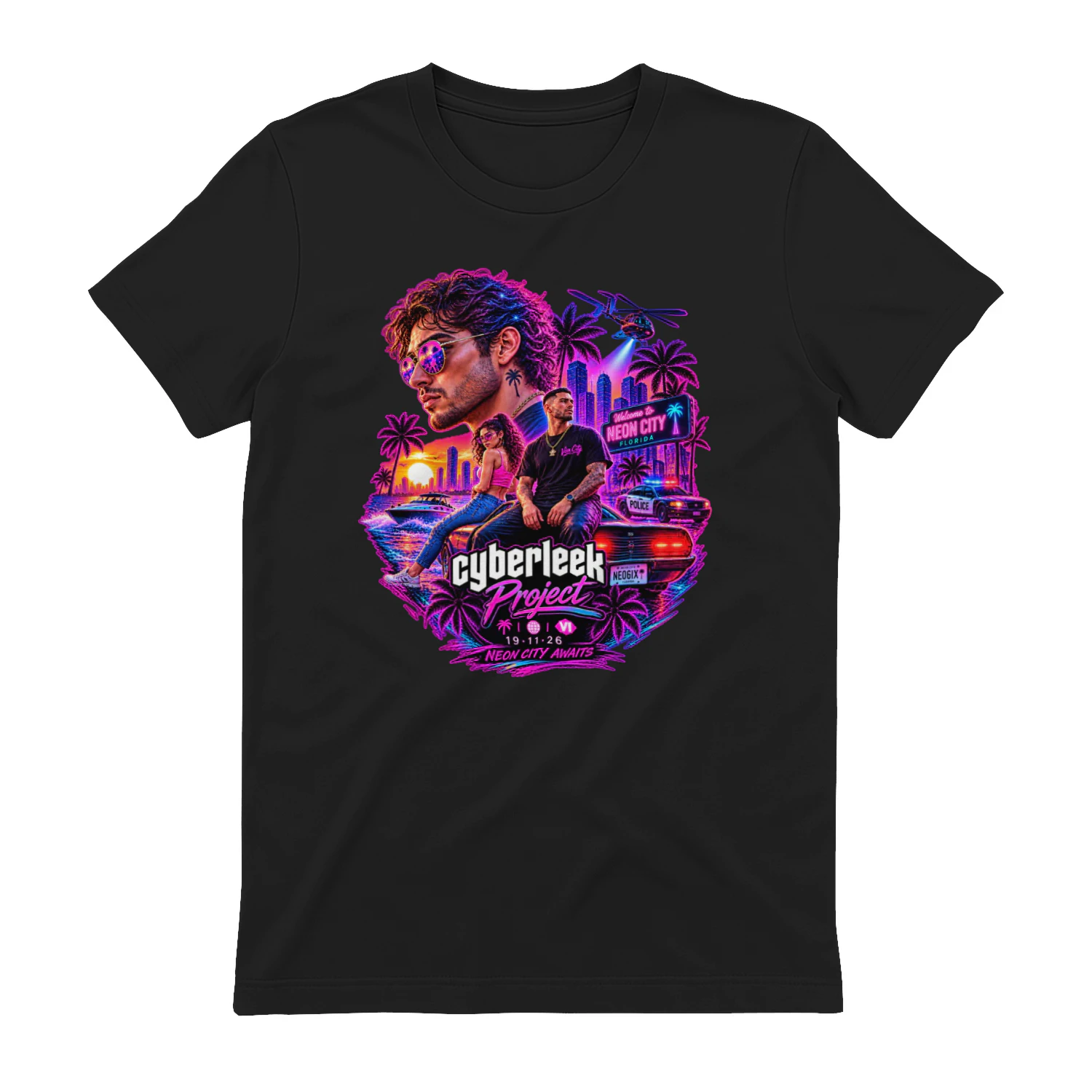 Cyberleek Project VI – 19.11.26 Gaming T-Shirt