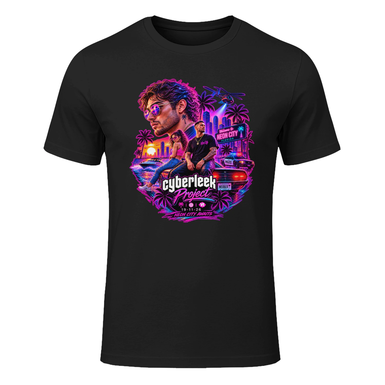 Cyberleek Project VI – 19.11.26 Gaming T-Shirt