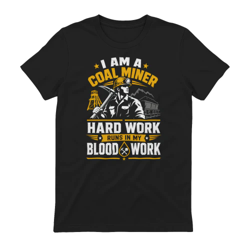 Coal miner hard work
