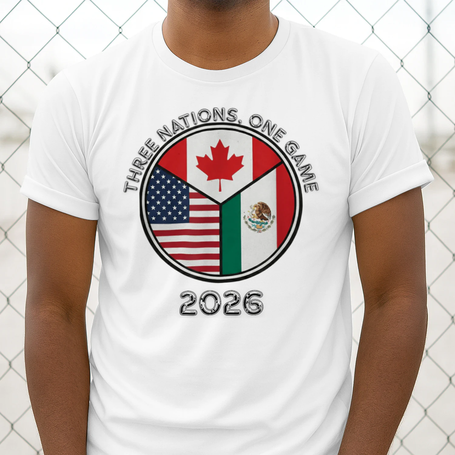 Three Nations One Game 2026 Soccer Classic Unisex T-shirt