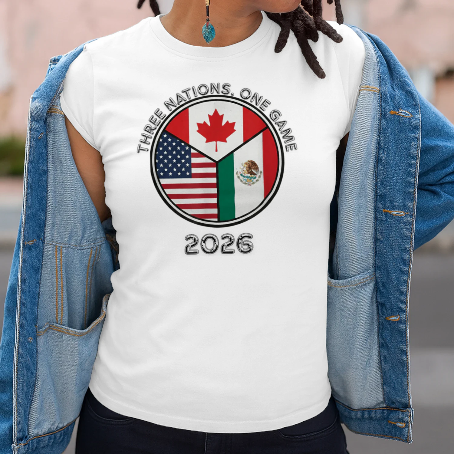 Three Nations One Game 2026 Soccer Classic Unisex T-shirt