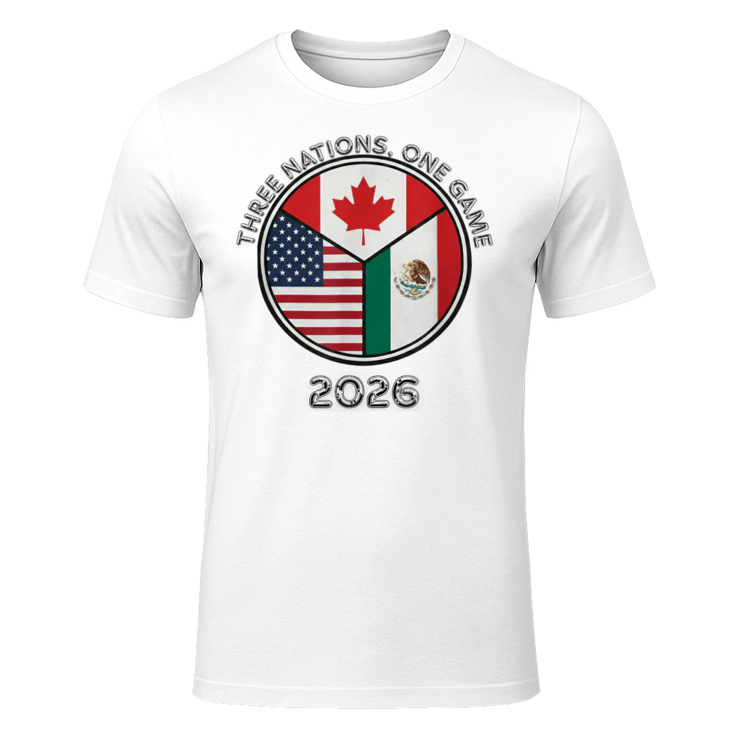 Three Nations One Game 2026 Soccer Classic Unisex T-shirt