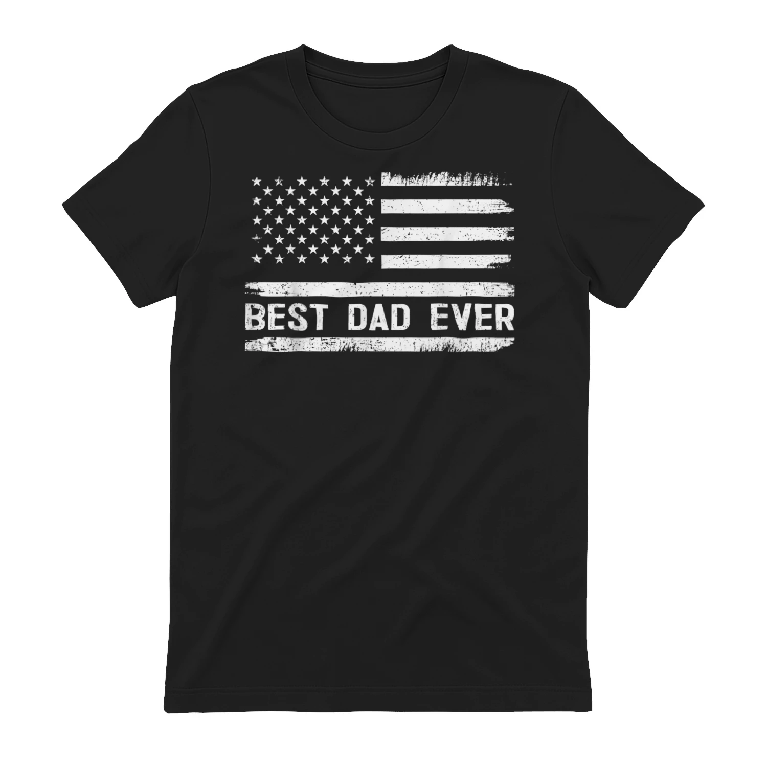 Best Dad Ever with US American Flag Gifts Fathers Day Dad Classic Unisex T-shirt