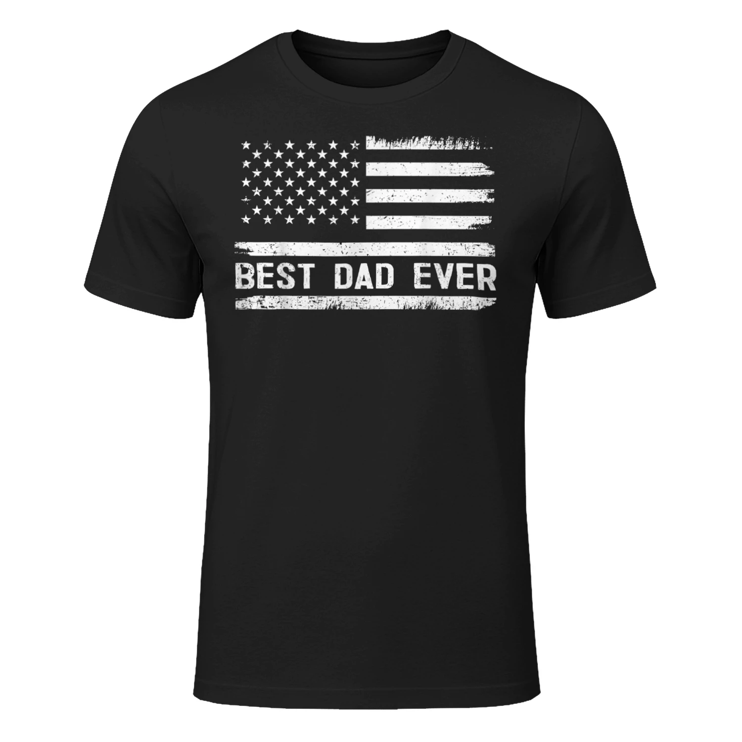 Best Dad Ever with US American Flag Gifts Fathers Day Dad Classic Unisex T-shirt