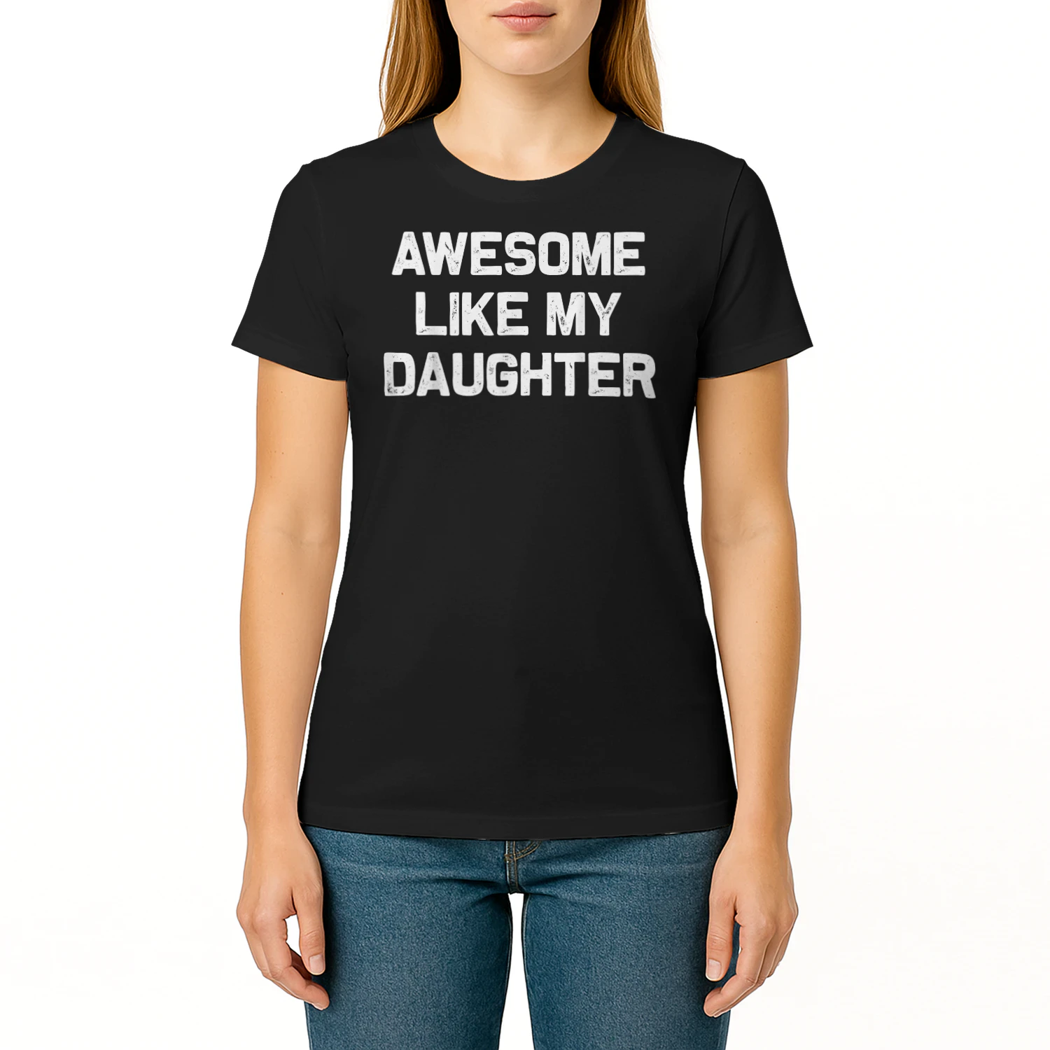 Awesome Like My Daughter Funny Fathers Day Dad Classic Unisex T-shirt