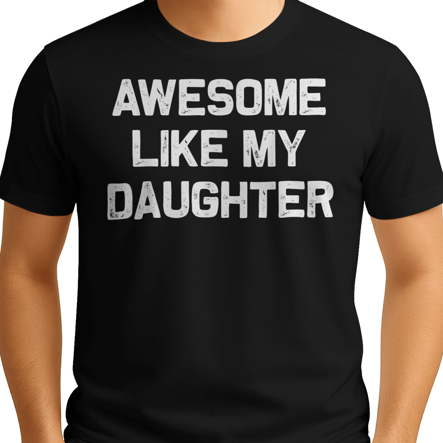 Awesome Like My Daughter Funny Fathers Day Dad Classic Unisex T-shirt