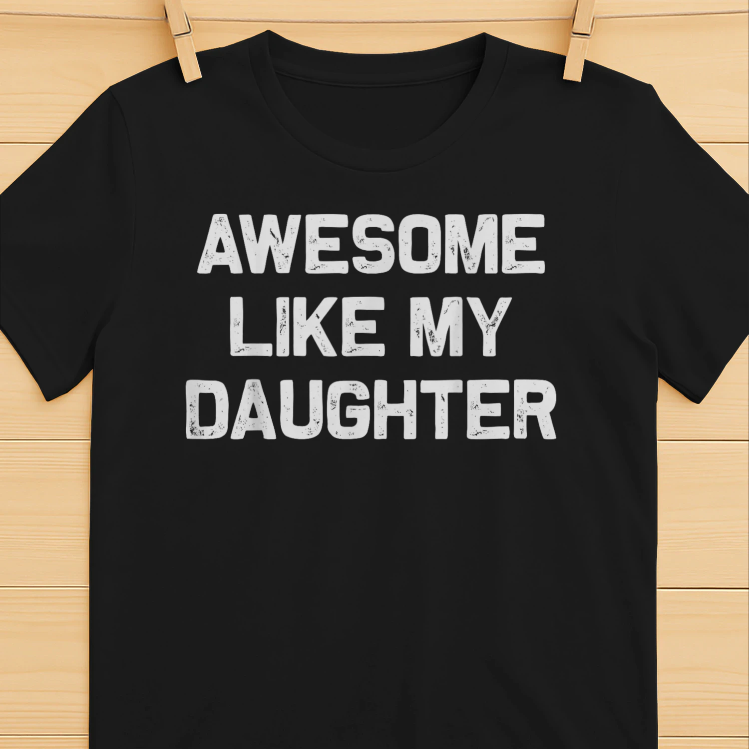 Awesome Like My Daughter Funny Fathers Day Dad Classic Unisex T-shirt