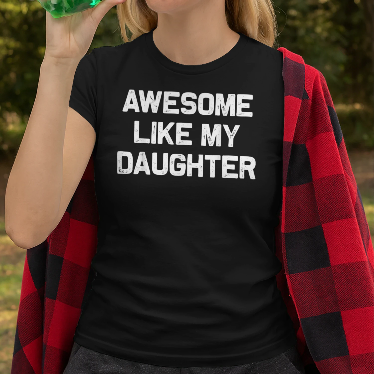 Awesome Like My Daughter Funny Fathers Day Dad Classic Unisex T-shirt