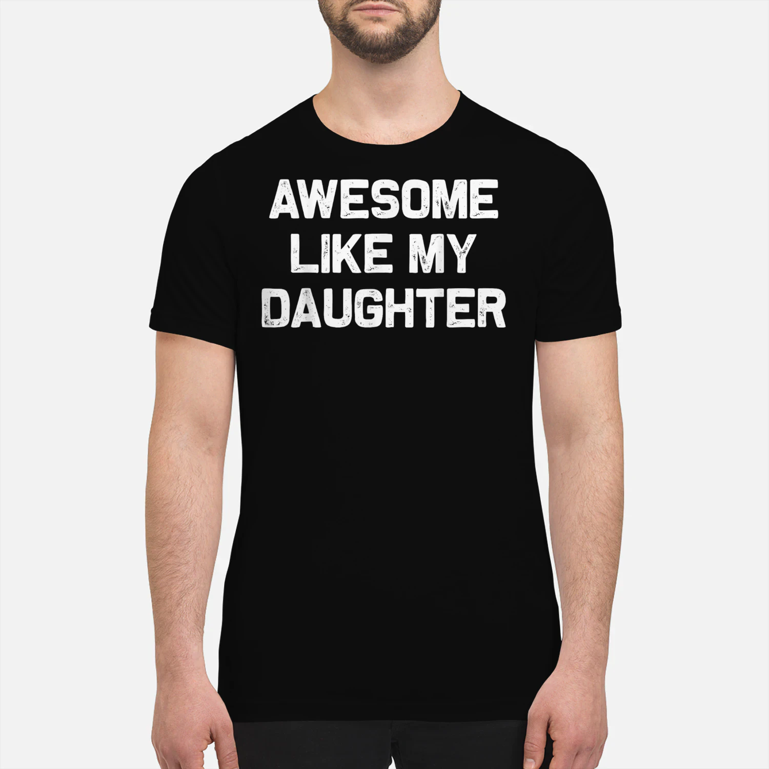 Awesome Like My Daughter Funny Fathers Day Dad Classic Unisex T-shirt