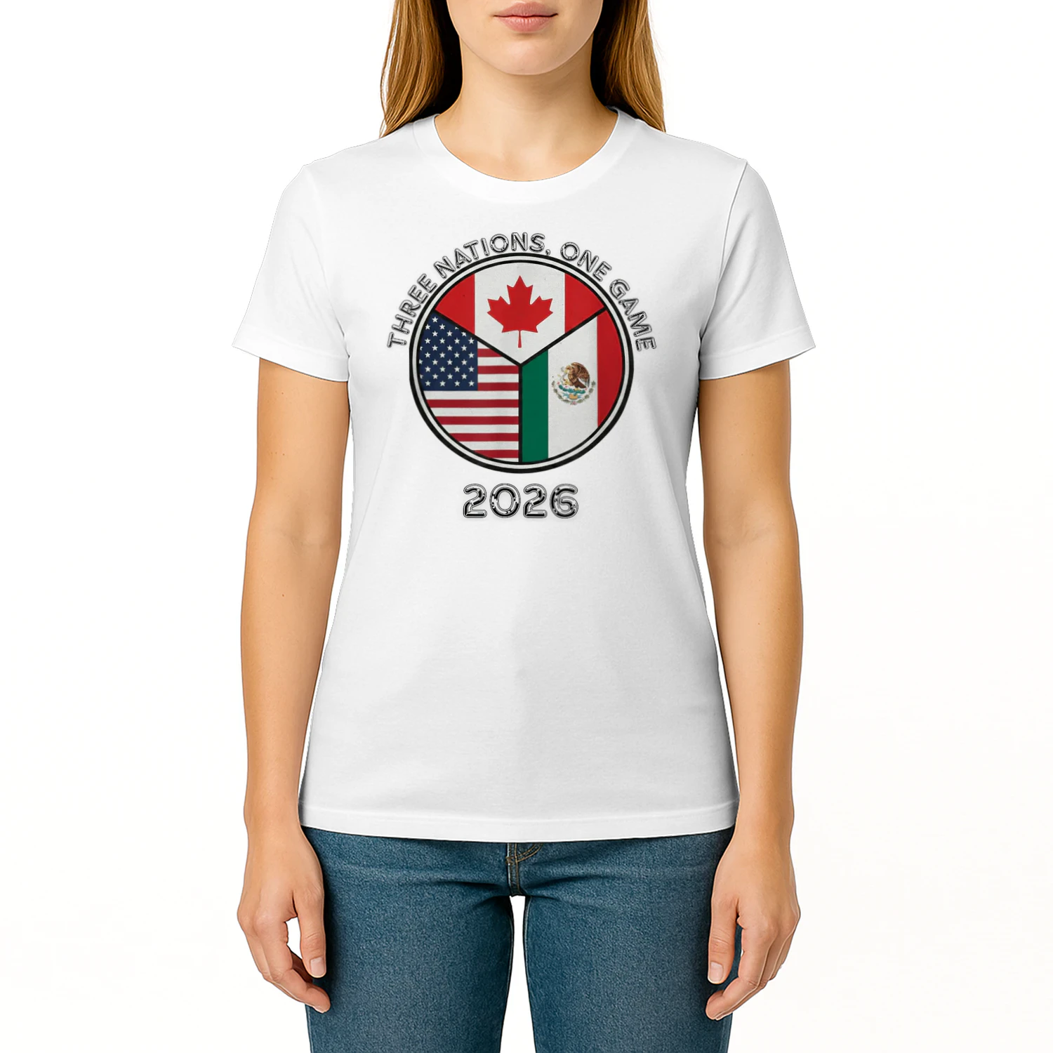 Three Nations One Game 2026 Soccer Classic Unisex T-shirt