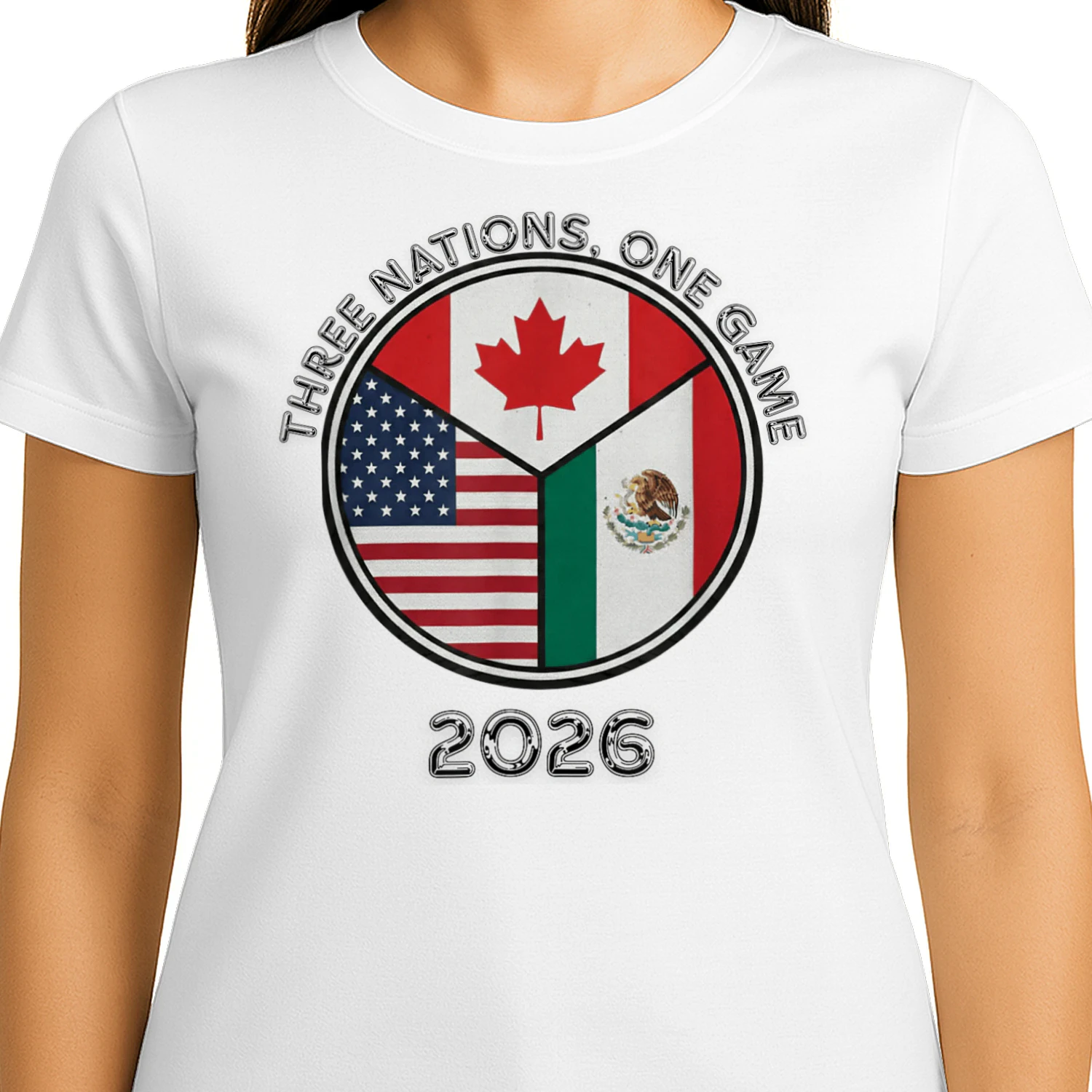 Three Nations One Game 2026 Soccer Classic Unisex T-shirt