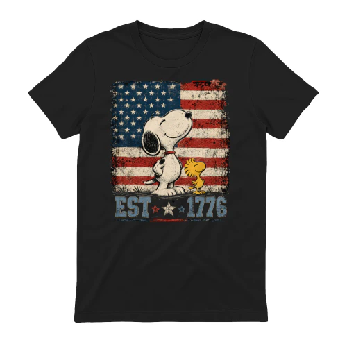 Retro Snoopy 4th of July Dog