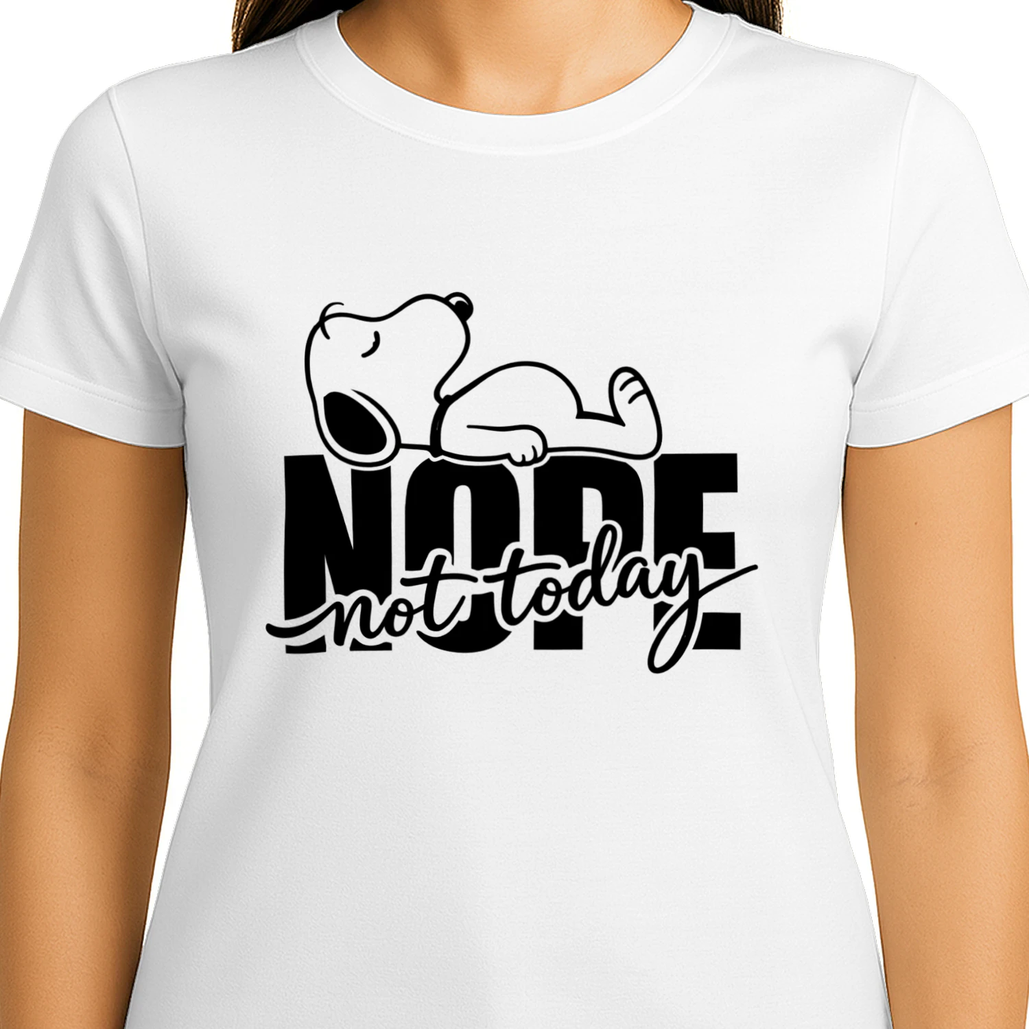 FUNNY SNOOPY NOPE NOT TODAY - LIMITED EDITION