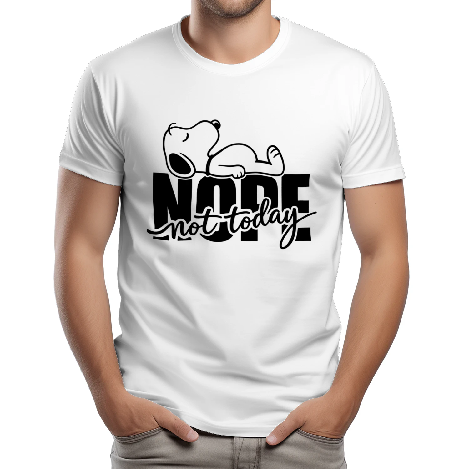 FUNNY SNOOPY NOPE NOT TODAY - LIMITED EDITION