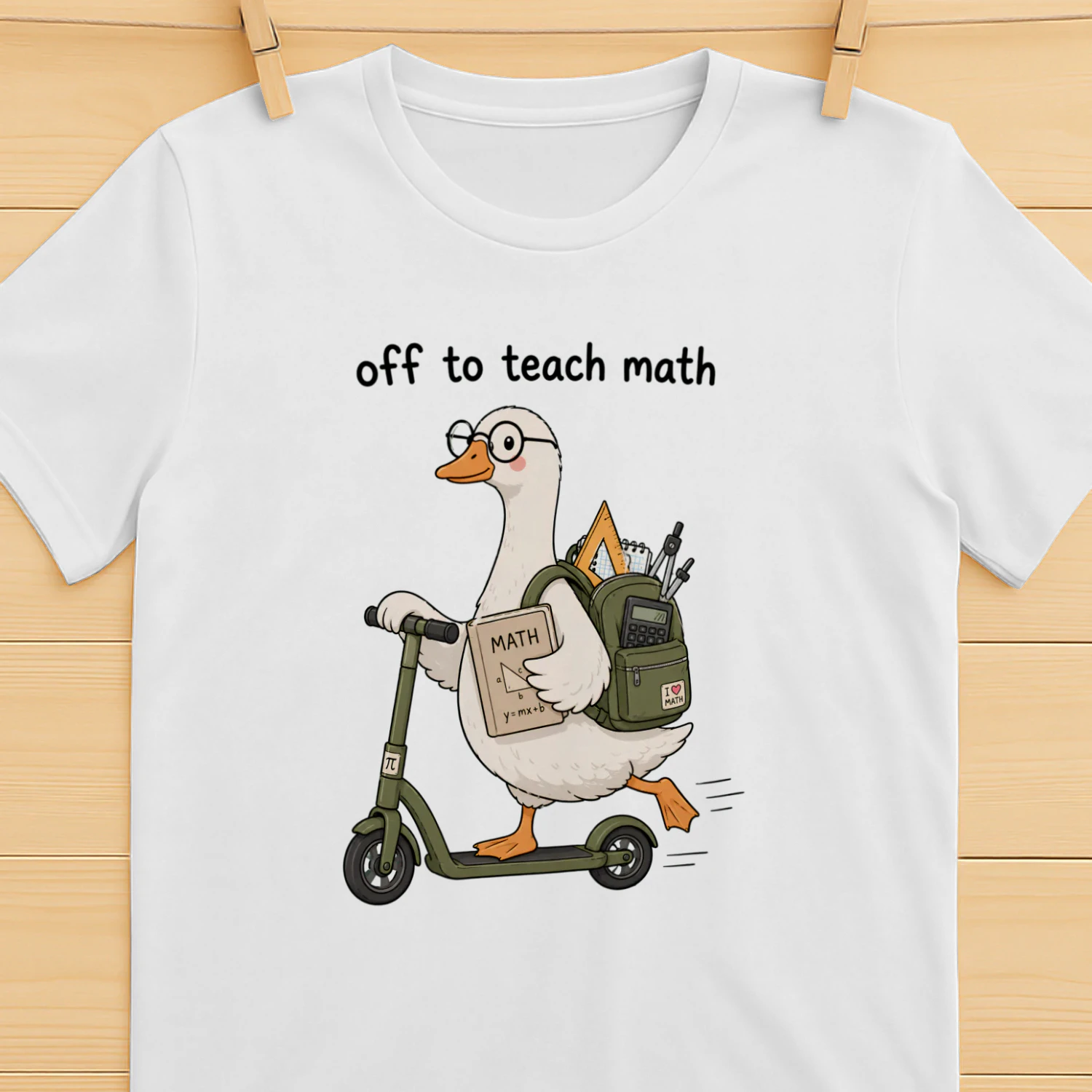 Off to Teach Math Goose Math Teacher Gift