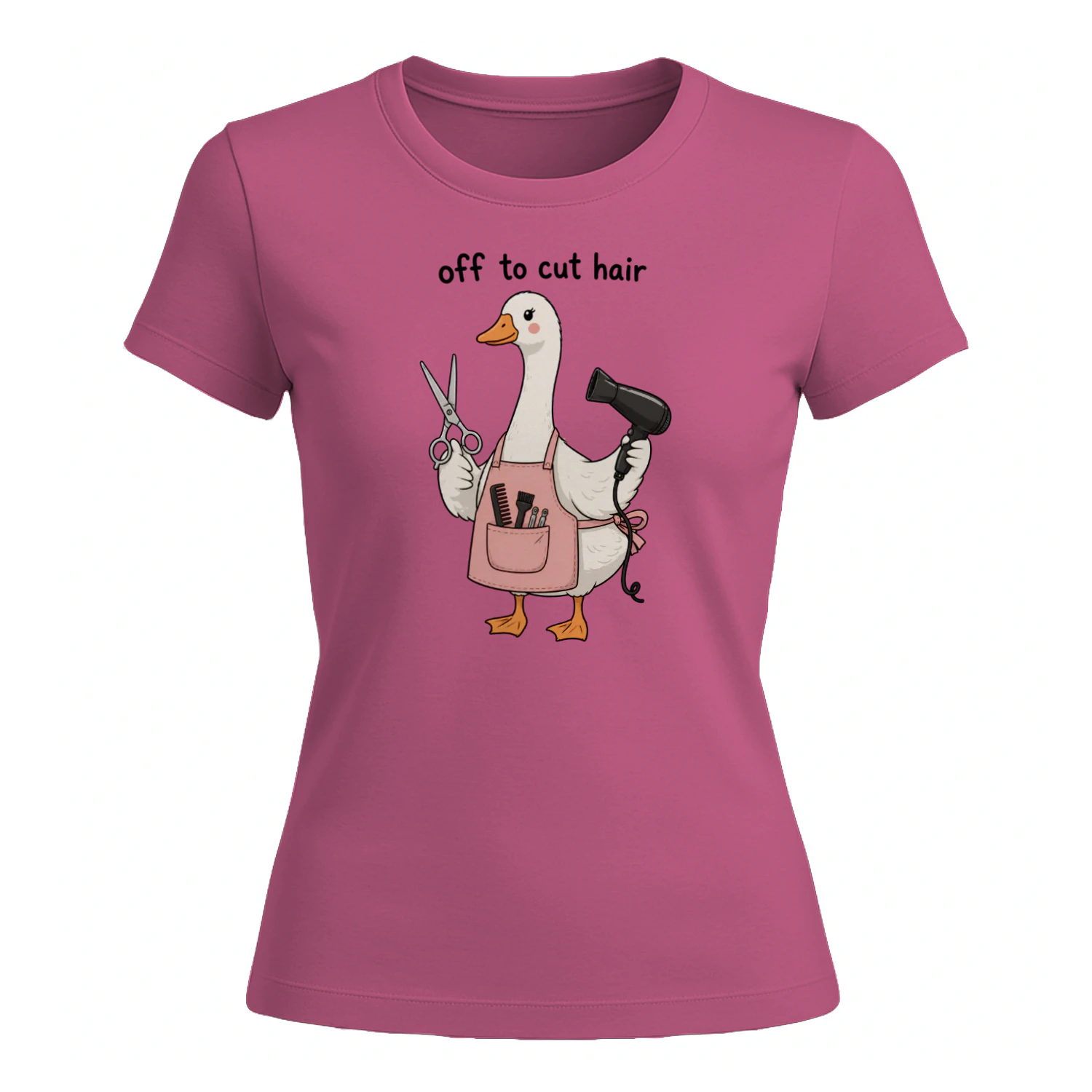 Funny Hairstylist Goose Off to Cut Hair Salon LIMITED EDITION