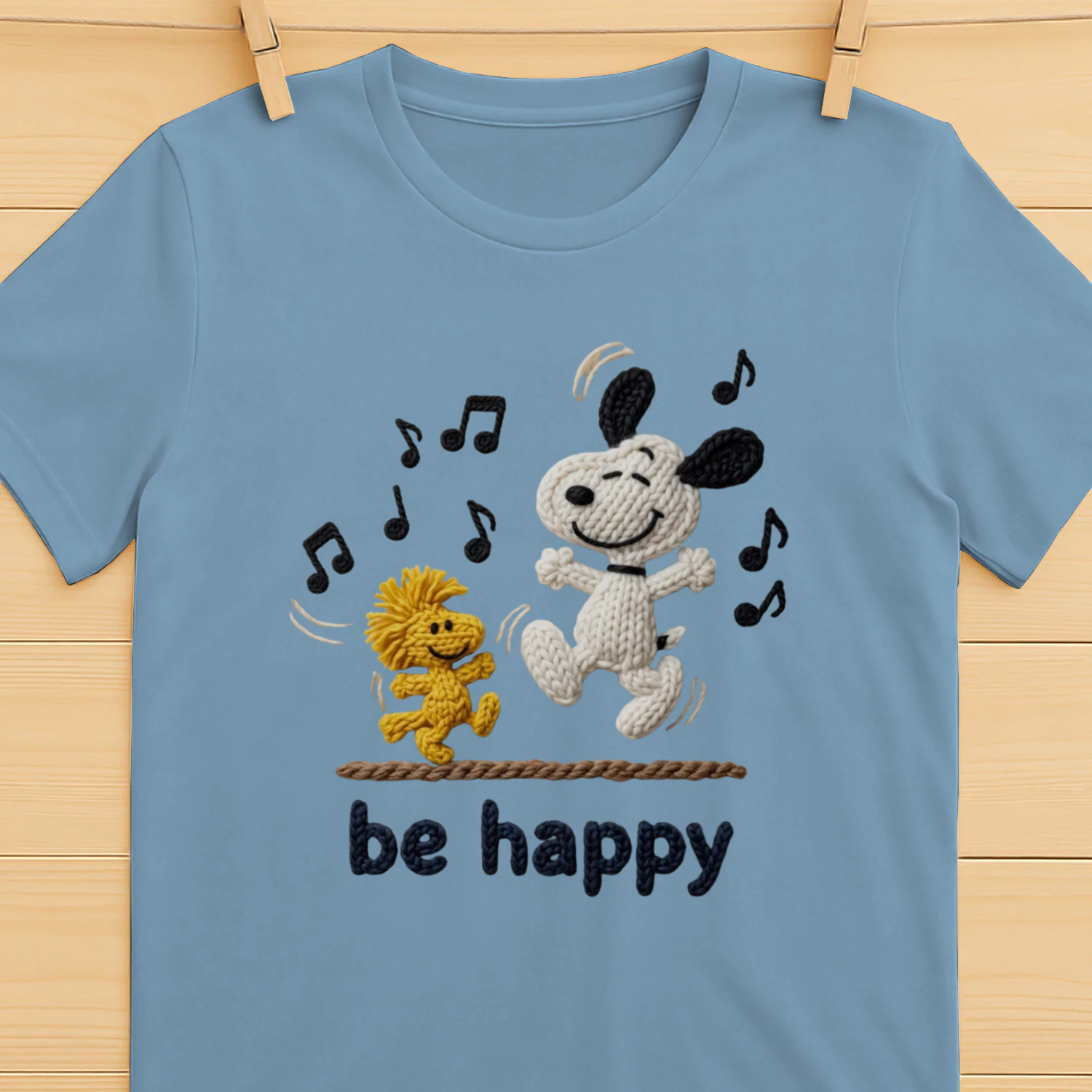 Cartoon Dog and Bird Be Happy