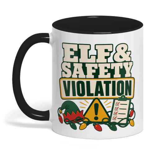 Elf And Safety Violation Mug