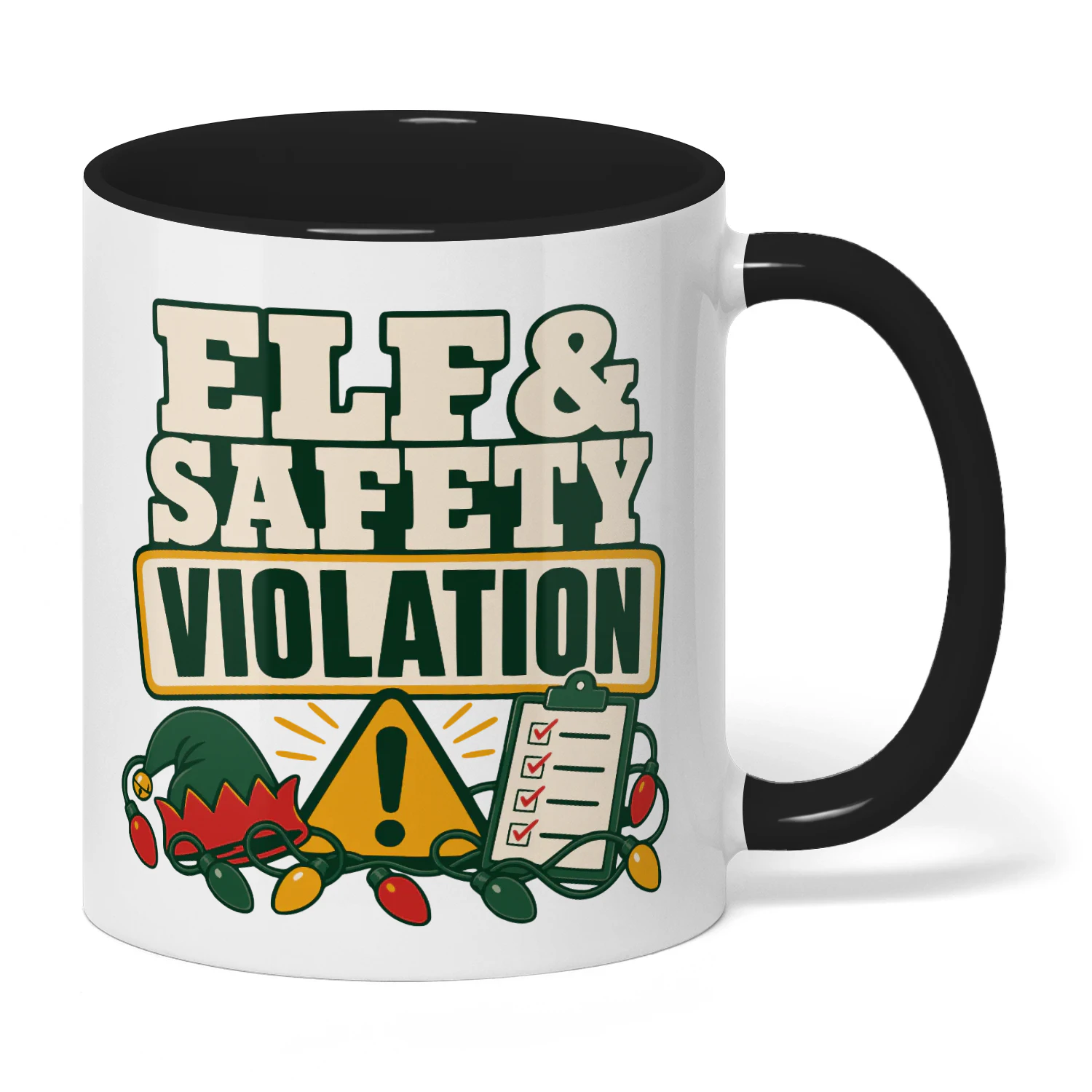 Elf and Safety Violation Mug