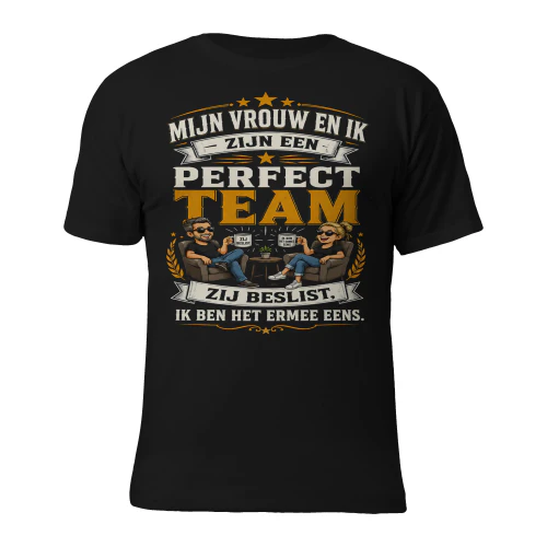 MEINE FRAU UND ICH SIND EIN PERFEKTES TEAM