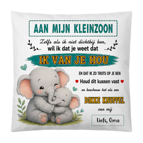 Gepersonaliseerde kussen