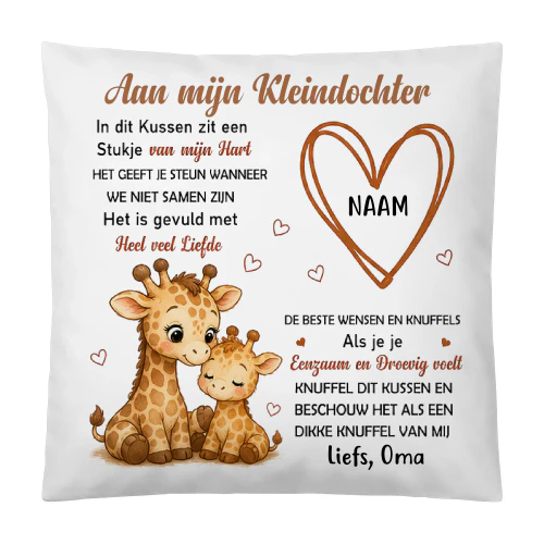 Gepersonaliseerde kussen