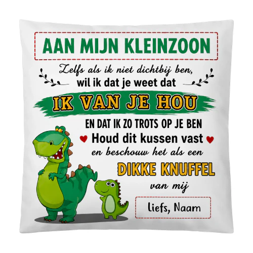 Gepersonaliseerde kussen
