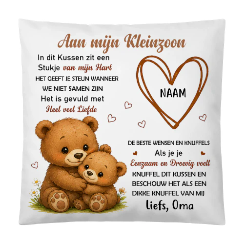 Gepersonaliseerde kussen