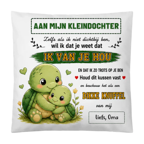 Gepersonaliseerde kussen