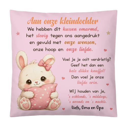 Gepersonaliseerde kussen