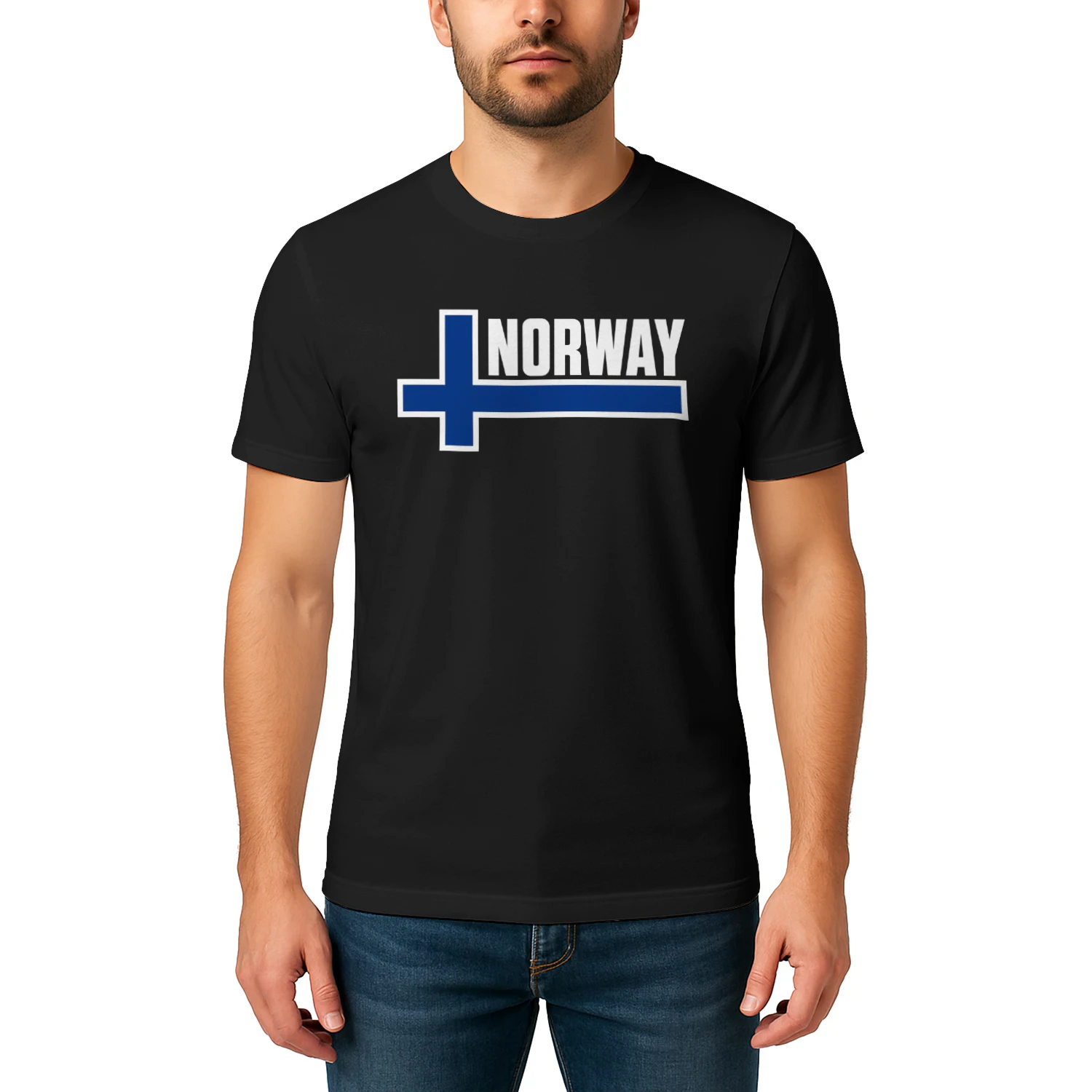 Norway Flag For Men Women Norwegian Scandinavian Pride Norge T-Shirt Nordic Cross Minimalist T-Shirt Norwegian Pride Graphic Tee