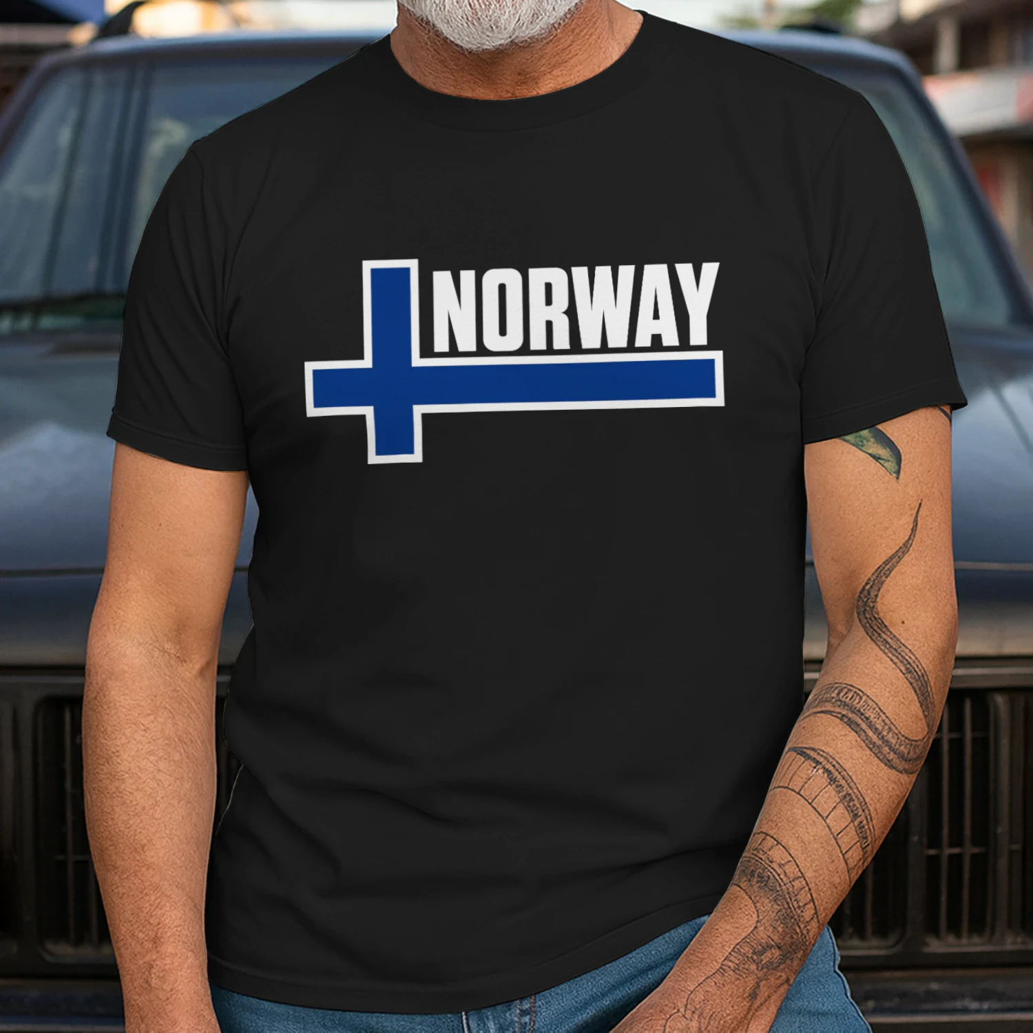 Norway Flag For Men Women Norwegian Scandinavian Pride Norge T-Shirt Nordic Cross Minimalist T-Shirt Norwegian Pride Graphic Tee