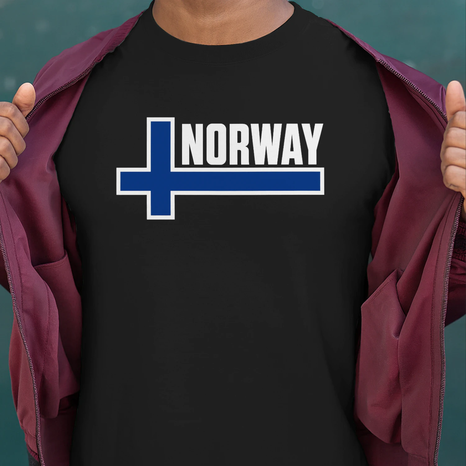 Norway Flag For Men Women Norwegian Scandinavian Pride Norge T-Shirt Nordic Cross Minimalist T-Shirt Norwegian Pride Graphic Tee