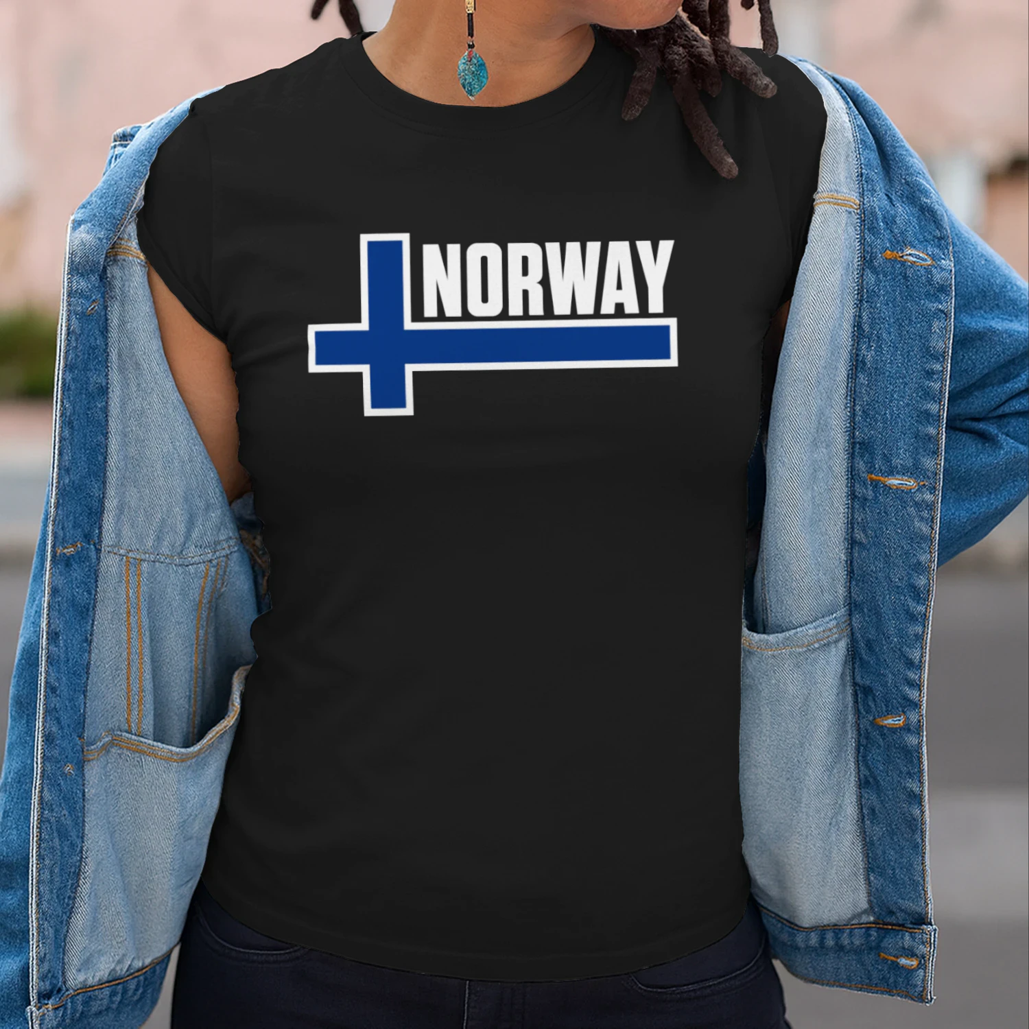 Norway Flag For Men Women Norwegian Scandinavian Pride Norge T-Shirt Nordic Cross Minimalist T-Shirt Norwegian Pride Graphic Tee