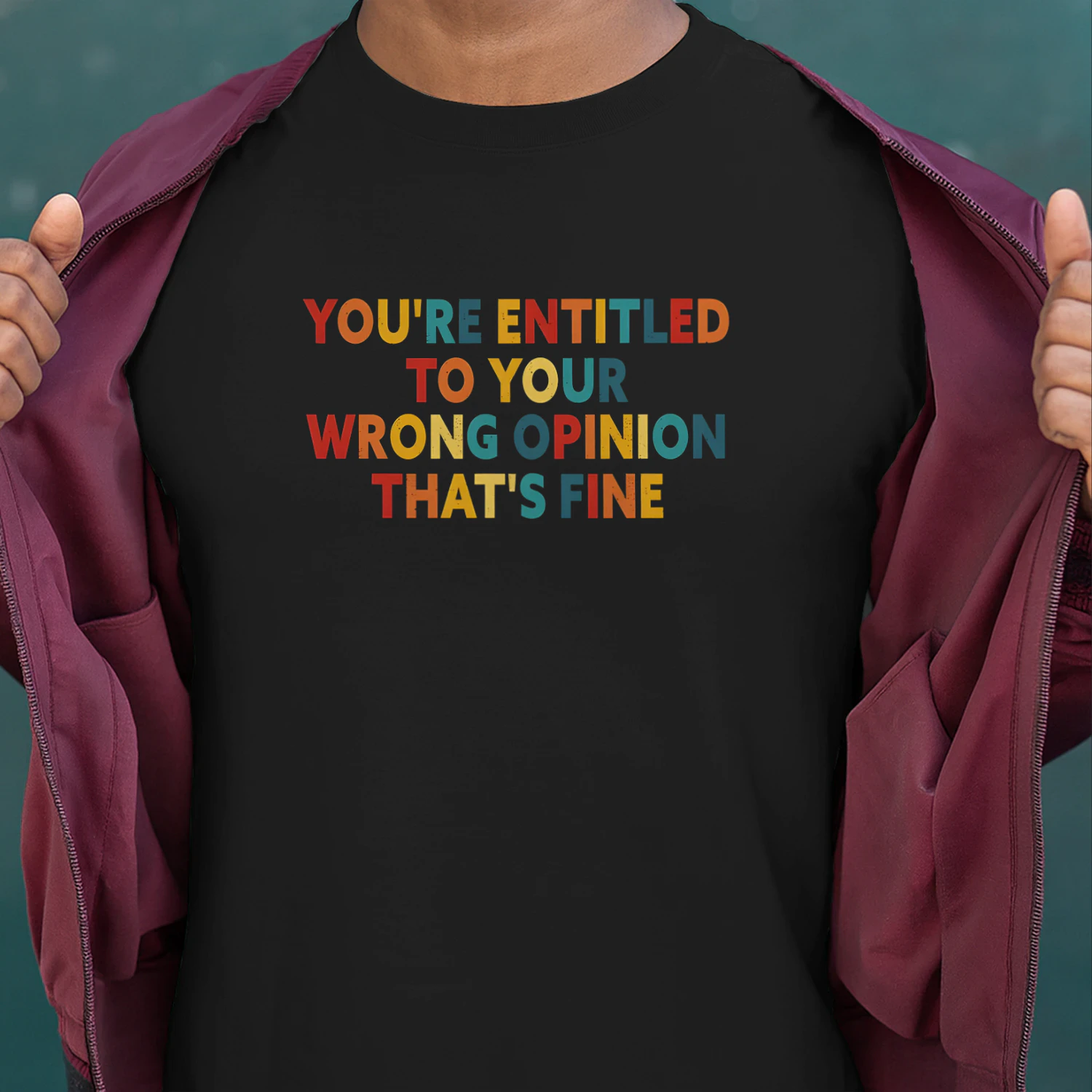 you're entitled to your wrong opinion.