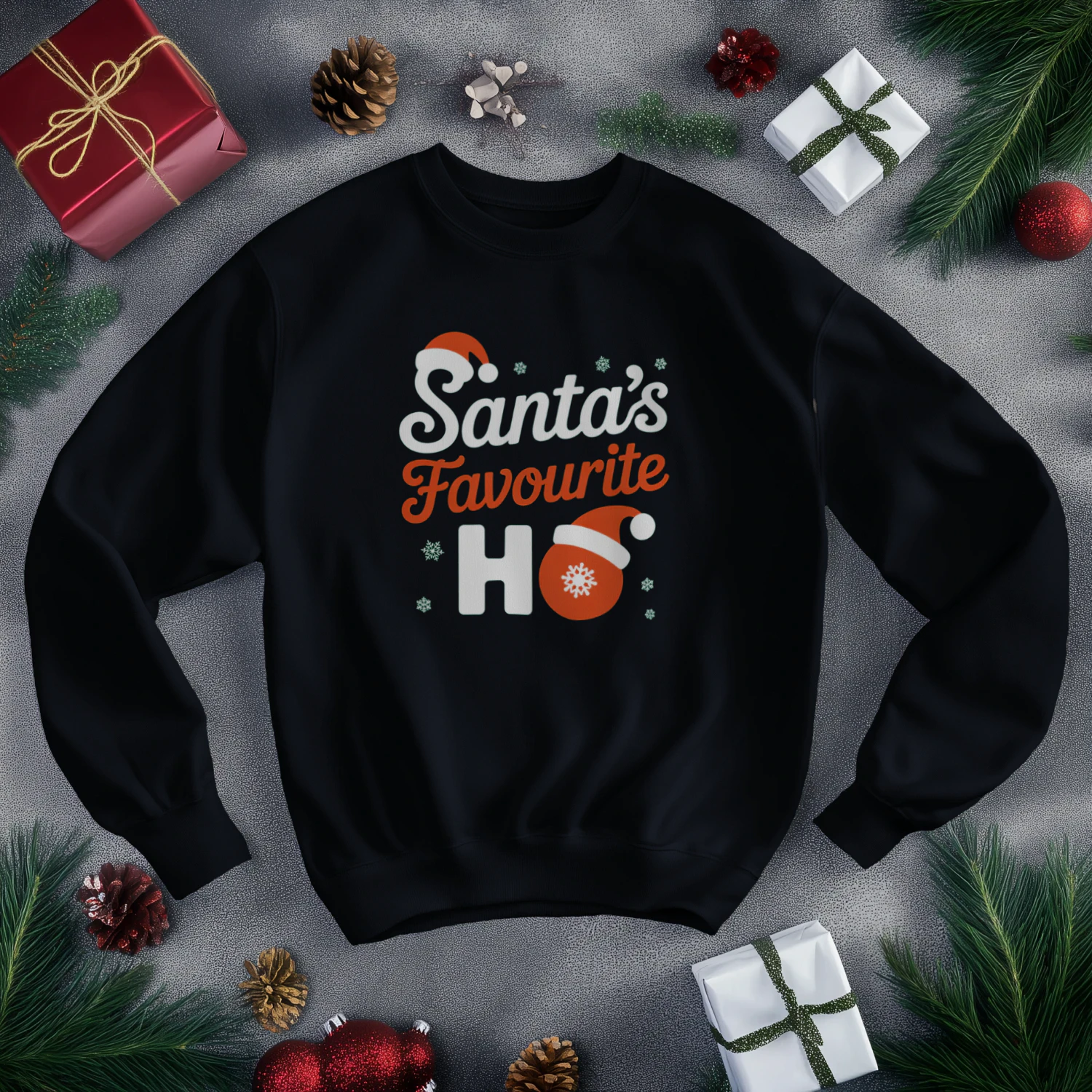 santa favourite ho matching Funny Matching
