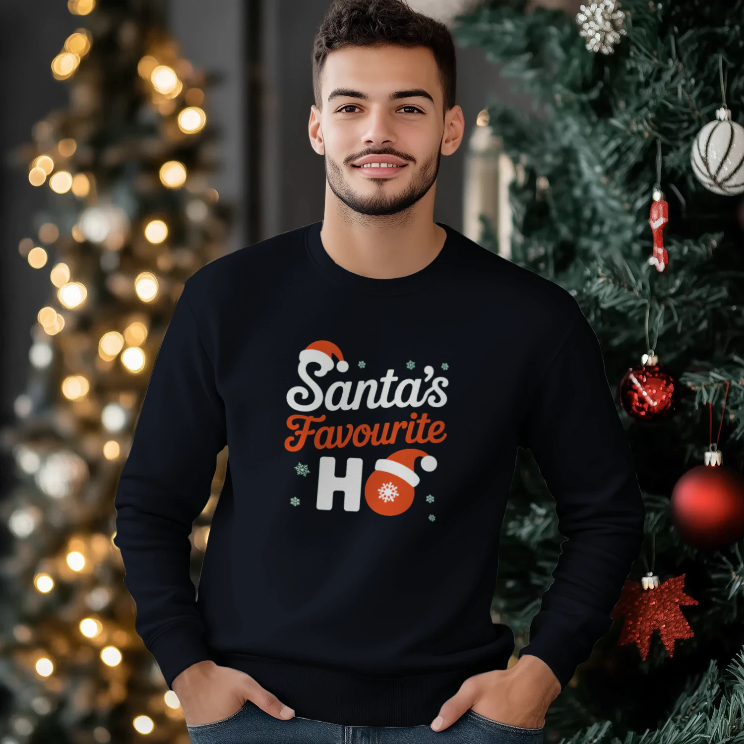 santa favourite ho matching Funny Matching