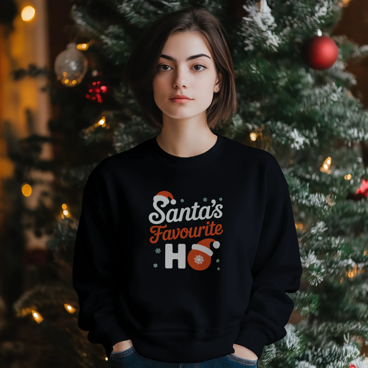 santa favourite ho matching Funny Matching