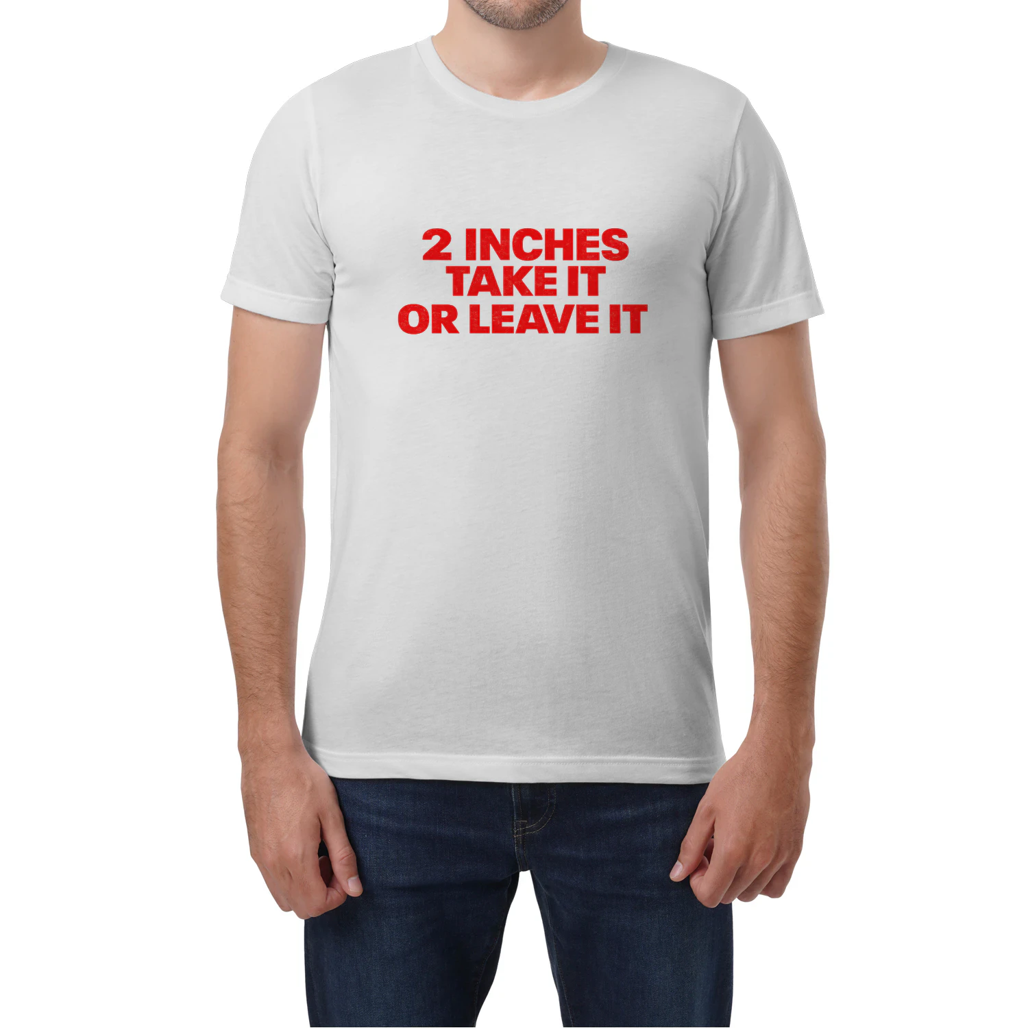 2 INCHES TAKE IT OR LEAVE IT TEE