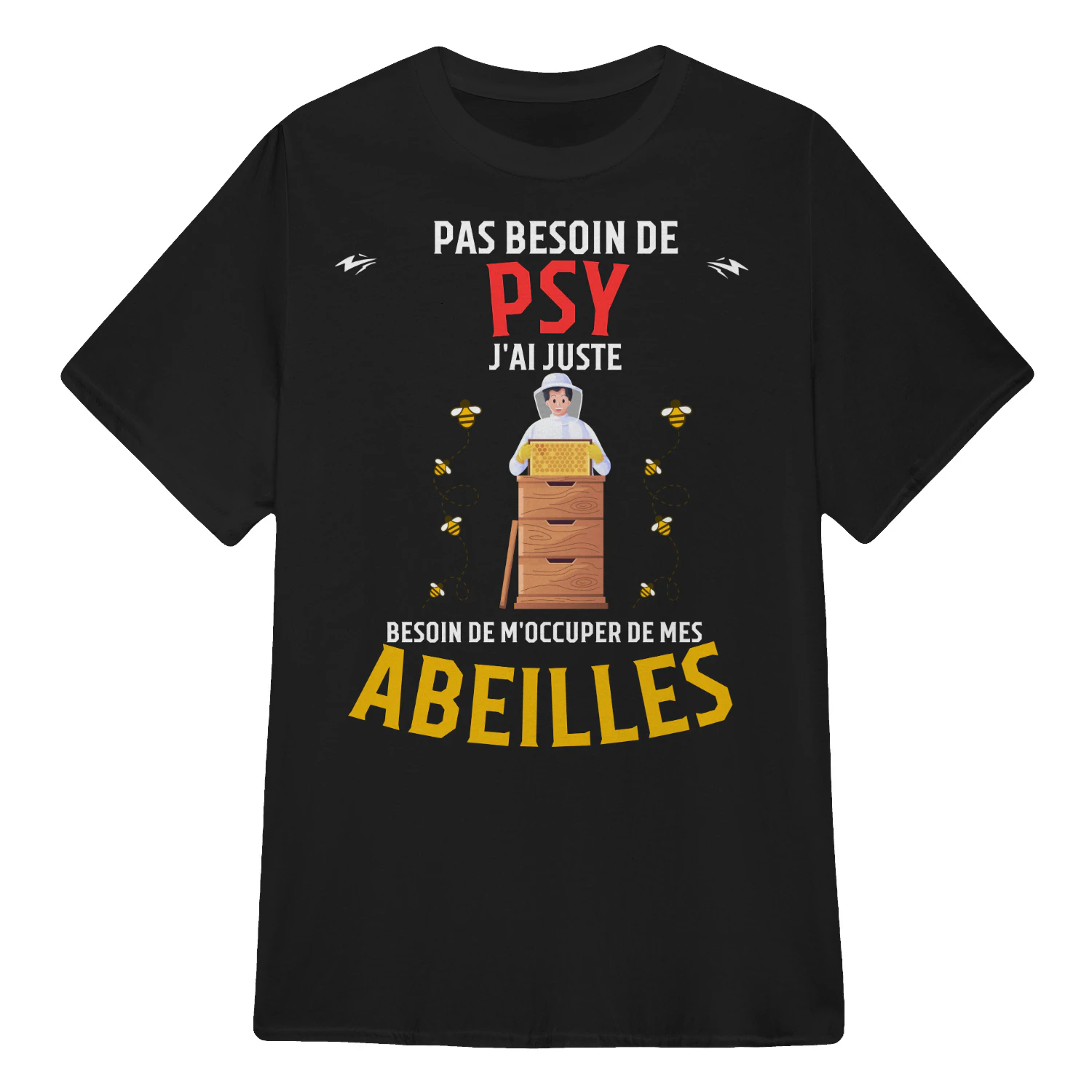 Pas besoin de psy j'ai juste besoin de m'occuper de mes abeilles