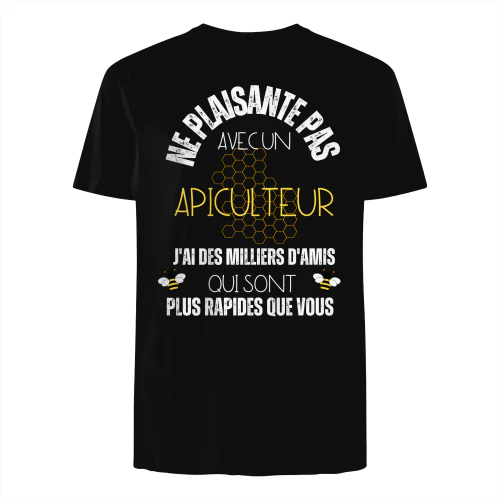 Ne plaisante pas avec un apiculteur Chemise d'apiculture drôle Débardeur Apiculture à capuche Sweat-shirt Cadeaux Amateur d'apiculteurs Sauvez les abeilles