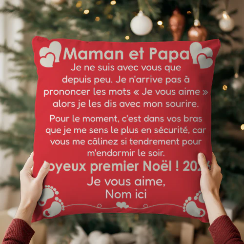 Maman et Papa Joyeux premier Noël Copy 2