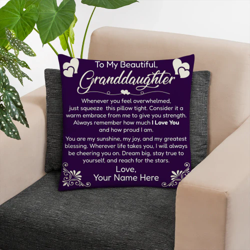 To My Beautiful Granddaughter